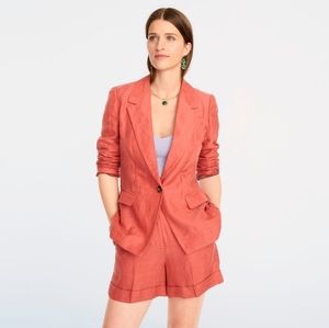 Jcrew Willa blazer in linen-cupro blendEd & Shorts NWT